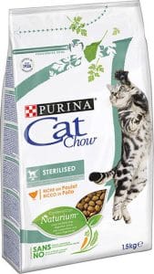 Purina Cat Chow Sterilised Ξηρά Τροφή για Ενήλικες Στειρωμένες Γάτες με Κοτόπουλο 1.5kg