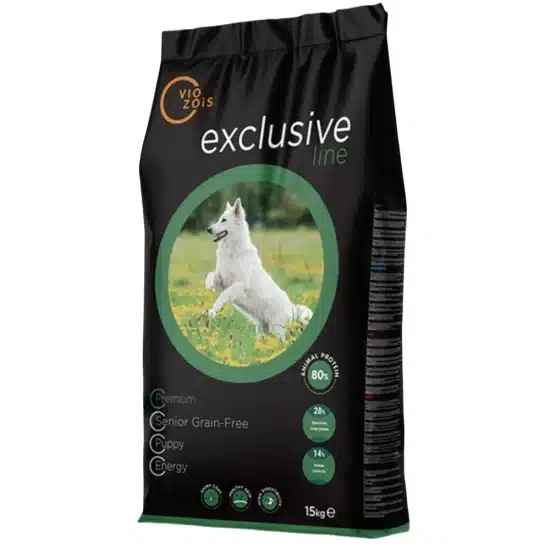 Viozois Exclusive Line Premium 15kg Ξηρά Τροφή χωρίς Σιτηρά για Ενήλικους Σκύλους με Κοτόπουλο