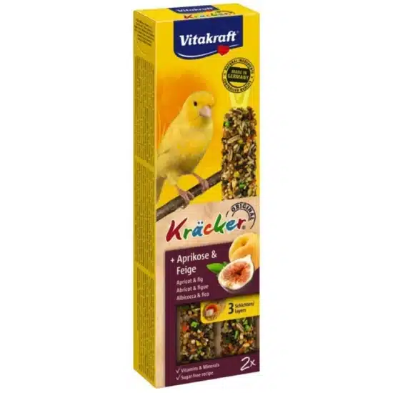 Vitakraft Kracker Duo για Καναρίνια με Βερύκοκο και Σύκο 2τμχ
