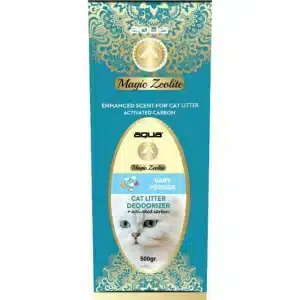 AQUA PET MAGIC ΖΕΟΛΙΘΟΣ ΓΙΑ ΤΗΝ ΑΜΜΟ ΤΗΣ ΓΑΤΑΣ BABY POWDER 500GR