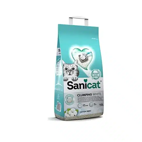 SANICAT CLUMPING WHITE COTTON FRESH ΑΜΜΟΣ ΓΙΑ ΓΑΤΕΣ 10L