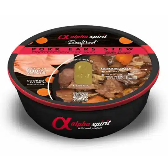 Μαγειρευτή Τροφή για Σκύλους Real Food Pork Ear 280gr